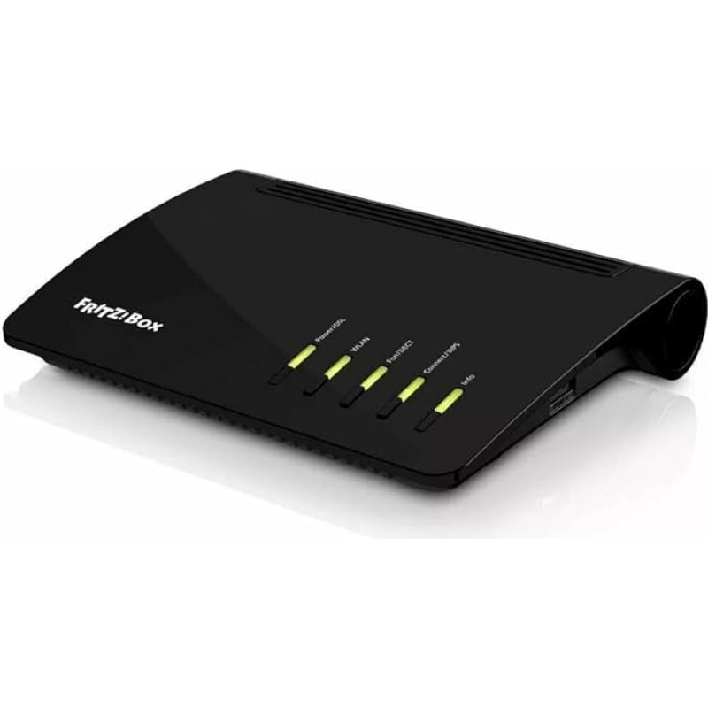 AVM FRITZ!Box 7530 WLAN AC+N Router (DSL/VDSL 866 MBit/s (5GHz) & 400 Mbps (2.4 GHz), up to 300 Mbps with VDSL-t, Black) (Refurbished)
