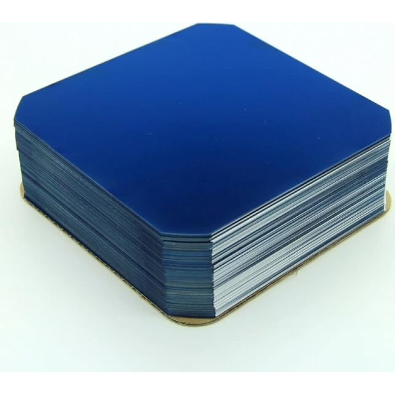 Sunpower Solarzellen-Monozellen, lankstus, monokristalinis, E60, C60 + Dogbone Sammelschienenkabel, Schweißdraht für DIY-Solarpanel, 125 x 125 mm, saugi pakuotė (30 Zellen + 35 Sammelschienen)