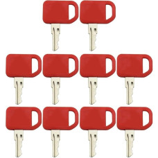 Zündschlüssel-Set, 10 Stück, AT195302 Schlüssel für schwere Geräte, Baumaschinen, Schlüsselschalter-Ersatz
