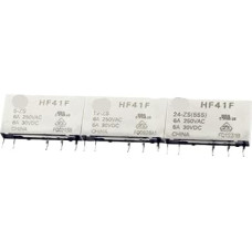 1 vnt. 41F HF41F Pramoninė relė HF41F-24-ZS HF41F-12-ZS HF41F-5-ZS HF41F 24V 12V 5V ZS 5PIN (HF41F-12-ZS) Valdymo relės