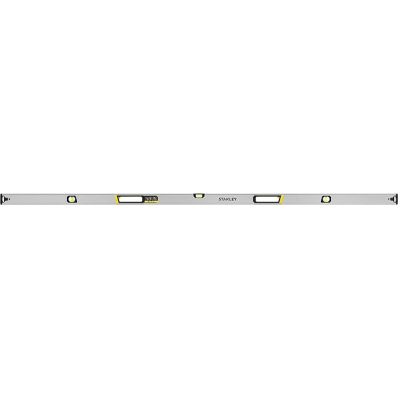 Stanley Fatmax Xtreme FMHT43680-1 Tuščiaviduris profilio gulsčiukas 200 cm, aliuminis, su padidintais blokiniais gulsčiukais, ištisine matavimo briauna, smūgius amortizuojančiais guminiais antgaliais