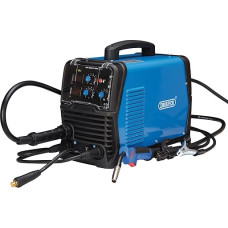 Draper 70046 Gasless MIG Inverter Multi Welder, 200 A, Blue, One Size