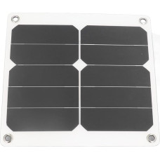 Small Solar Panels, Solar Panels, 15 W USB Solar Panels, Multi Purpose with High Conversion Efficiency, Solar Battery for Mobile Phones, MP3, MP4, Digital Cameras