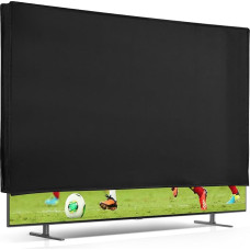kwmobile 43 Inch TV Cover Indoor - TV Case Screen Protector Cover - TV Screen Dust Cover - TV Cover - Black