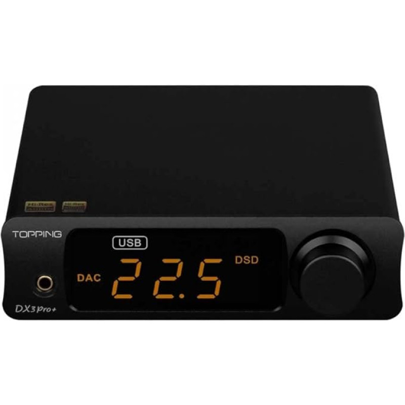 Topping DX3 Pro+ Bluetooth Headphone Amplifier (Black)