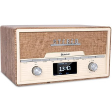 DENVER MDA-525LW Retro radijo HiFi sistema - DAB+ ir FM radijas - CD grotuvas - 
