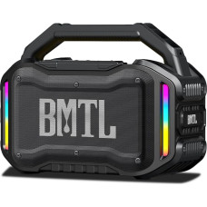 XDOBO BMTL Job Bluetooth Lautsprecher 80W Tragbarer Wireless Speaker mit Tiefem Bass, Robuster Outdoor Lautsprecher, USB-C Laden, USB/AUX/6,5mm Mikrofonanschluss, 10-20H Wiedergabe Schwarz