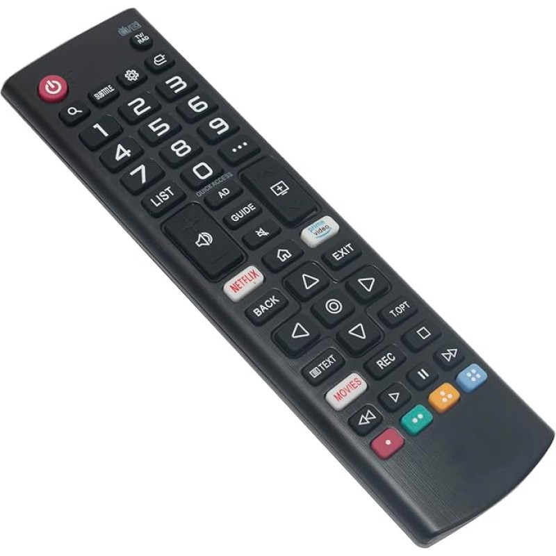 VINABTY Pakaitinis nuotolinio valdymo pultas AKB75675301 Suderinamas su LG televizoriumi AKB75675311 AKB75095303 AKB75095308 AKB75095308 AKB75375608 AKB75675301 24TL510 28MT49 28TK420 2 88TL510 28TL510 32LJ590 32LJ61