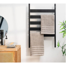 Towarck InnovaGoods 5 Bar Electric Towel Rail Stand or Wall Mounted Black | 140W