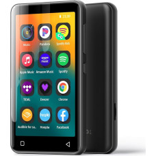 innioasis 80GB MP3 Player with Bluetooth and Wi-Fi, MP3 Player, Amazon Music, Audible, Apple Music, 4 Inch Touchscreen, Android Streaming, MP3, MP4 Player for Kids (Black)