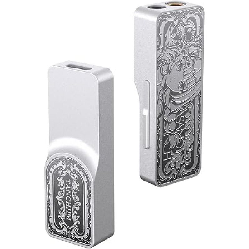 TANCHJIM LUNA Tragbarer USB-HiFi-Kopfhörerverstärker mit hochauflösendem Dual-CS43198-DAC, 32Bit/768kHz DSD256 Decoder AMP mit 4.4mm/3.5mm Ausgängen für mehrere Geräte - ASANO TANCH Limited Edition