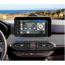 Navigacijos ekrano apsauga, suderinama su Dacia Jogger/Dacia Logan 3 2021-2024, Dacia Jogger grūdinto stiklo ekrano apsauga, 9H apsauga nuo įbrėžimų GPS ekrano apsauga (8 coliai)