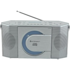 Soundmaster RCD1770SI DAB+ FM Radio CD-MP3 Player CD-R and CD-RW Portable Battery and Mains Operated LCD Display with Date and Time USB and Headphone Connection