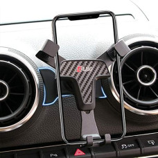 Mobiliojo telefono laikiklio atnaujinimas Automobilinis mobiliojo telefono laikiklis, skirtas S3 RS3 A3 8V 2013-2018 (anglies pluošto spalva)