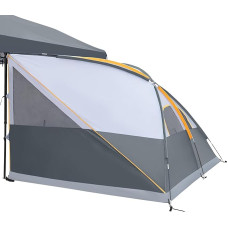 UNP Camping Cube Side Tent for Gazebo 3 x 3 m, Easy to Assemble Tent, Gazebo Accessories, 300 x 230 x 180 cm (10 x 10 Side Tent Grey)