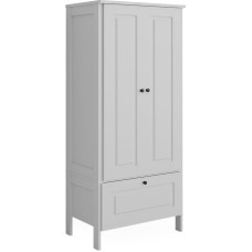 VitaliSpa Ajaton Children's Wardrobe White 83.3 x 187 cm for Storing Children's Clothes and Accessories