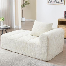 Kampinė sofa Atpalaiduojamoji sofa Viengulė sofa Pūkuota sofa Minkšti baldai Pupelių maišai Šezlongas Sofa su pagalvėlėmis ir šoninėmis kišenėmis Minkšti baldai, smėlio spalvos
