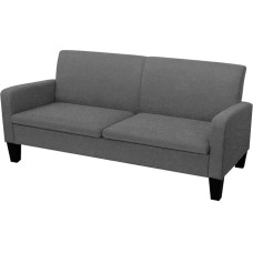 LAPOOH 3-vietė sofa 180 x 65 x 76 cm Tamsiai pilka, Sofos ir kušetės, Sofa, Sofa, Svetainė, Sofa paauglių kambariui, Sofa poilsiui, Sofa miegamajam, Miegamojo sofa, Minkšta sofa, 244712