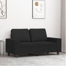 359387 2 vietų sofa, juoda, 120 cm, audinys, poilsio sofa, sofos ir kušetės, poilsio sofa, svetainės sofa, sofa su - 359387