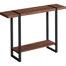 Konsolentisch Schmal, Sideboard Schmal aus Holz, Schlichtes Design, Zwei Ablageflächen, Robust und Pflegeleicht, für Eingangsbereiche(120x80x25CM/47x31x10IN)