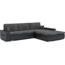 Sofini Toronto 240/200 Corner Sofa with Sleep Function. Corner Couch with Bed Boxes. Best Möbel! Hit Sofa Bed for the Living Room. L-shaped, Decorative Cushion. (Lawa 17+ Soft 11 Right)