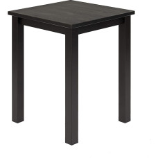 Scandinavian Wooden Side Table, Bedside Table, Coffee Table, Sofa Table, Console Table, Coffee Table, Wooden Table, Living Room Table, Bedroom Table, 45 x 45 cm, Height 55 cm, Black