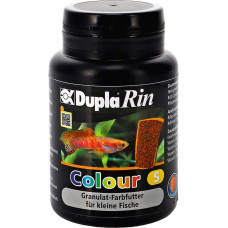 Dupla DuplaRin Granulės Colour S I 80 g I Spalvą paryškinantis granuliuotas maistas mažoms gėlavandenėms ir sūriavandenėms žuvims I Dekoratyvinių žuvų maistas intensyvioms spalvoms ir geram augimui I Maistingas žuvų maistas