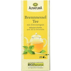 Alnatura Organic Nettle Tea with Lemongrass, 20 Bags, 30 g