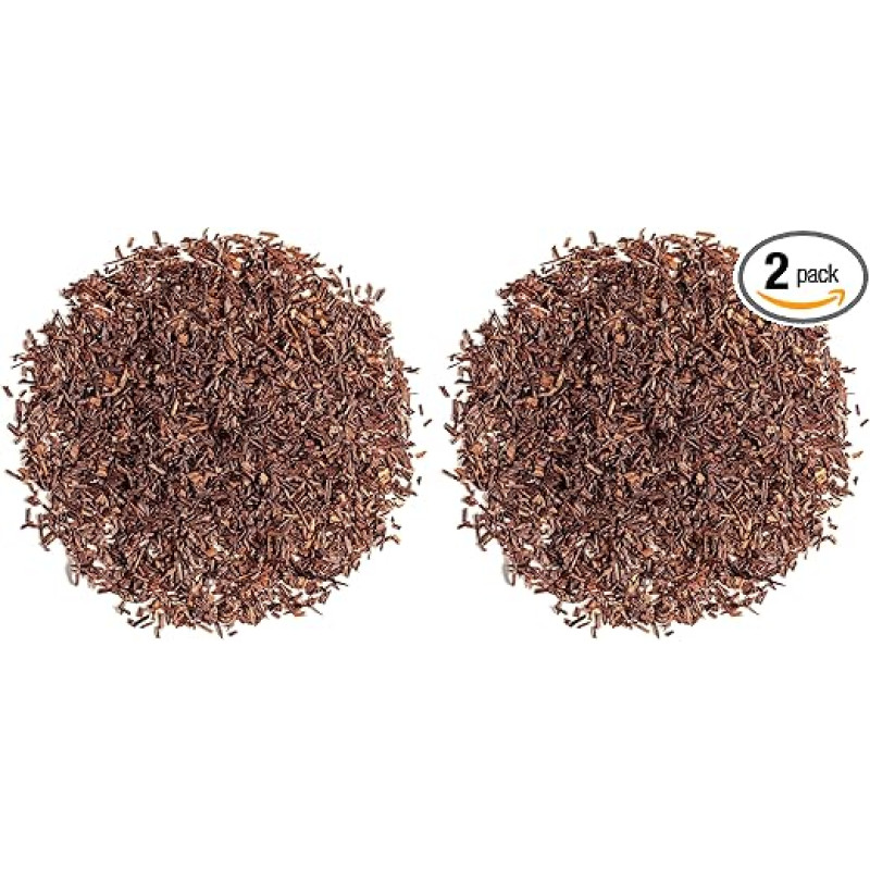Rooibos Bio-Kräutertee mit losen Blättern, afrikanischer roter Buschtee, 200 g (2 pakuotės)