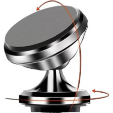 Magnetinis automobilinis telefono laikiklis, integruotas magnetas, 360° pasukimas, daug lipnių dvipusių pagalvėlių, atsparus aukštai temperatūrai, universalus visiems automobiliams ir įrenginiams, labai sunkus, mini