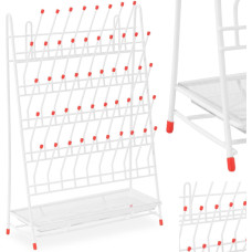 Steinberg Systems Laboratory test tube drying rack with drip tray for 48 test tubes