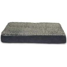 Furhaven Pet Dog Bed | Deluxe Cooling Gel Memory Foam Orthopedic Ultra Plush Mattress Pet Bed for Dogs & Cats, Gray, Large