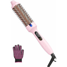 Haokoo Elektrische Bürsten, Ionische Heizbürste für schönes Föhnen, Thermal Brush (Hellrosa)