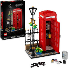LEGO Ideas 21347 Londono telefono būdelė - namų dekoracija anglofilams