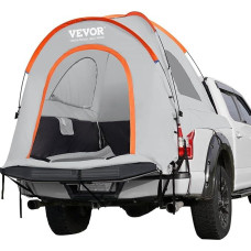 VEVOR Dachzelt Truck LKW Zelt Campingzelt Doppelschichtzelt Outdoors Pickup Truck Zelt LKW Bett Zelt Outdoor Familie Camping Reise Autozelt, Wasserdichtes Autodachzelt Heckzelt Tragetasche