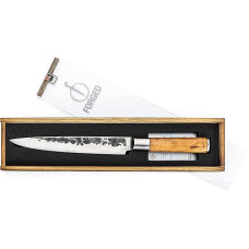 Forged Olive Ham Knife 20 cm Handmade in Wooden Box