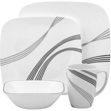 Corelle Urban Arc Square 16pc Dinner Set