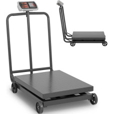 Steinberg Systems Pramoninės platforminės svarstyklės ant ratukų LED 1000 kg / 200 g