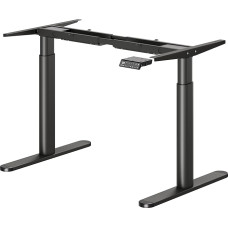 MAIDeSITe EL2 Pro Art Height-Adjustable Desk Frame, Oval Leg Design, Electric Height-Adjustable Table Frame, Dual Motor, Load Capacity 180 kg with 4 Memory Controls and Collision Protection Function