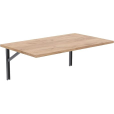 AKKE sulankstomas stalas Sieninis sulankstomas valgomojo stalas - sulankstomas, taupantis vietą, stačiakampis, 100 cm x 60 cm, Golden Craft