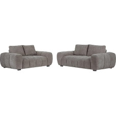 Vente-unique - Sofa-lovos be šleifo 5 Berenia - Poliesteris - grau