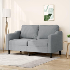 ShGaxin 359359 2 vietų sofa, šviesiai pilka, 140 cm audinys, poilsio sofa, sofos ir kušetės, poilsio sofa, sofa svetainei, sofa su miego funkcija