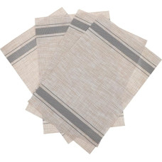 OUNONA 4stücke Gewebte Untersetzer aus PVC für Zuhause Platzsets Pack Praktisch für Küche und Esstisch