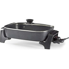 NEDIS FCSP110EBK40 elektrinė keptuvė | 40 cm | Storas aliuminio korpusas