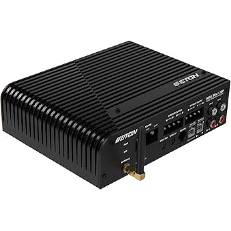 ETON MINI150.4DSP 4 kanalų stiprintuvas 4 x 155 W skaitmeninis garso procesorius DSP