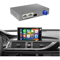 Drahtlose CarPlay-/Android Auto-Nachrüstung für Audi A6 A7 2011-2018 mit AirPlay, MirrorLink, Multimedia-Unterstützung und Rückfahrkamera