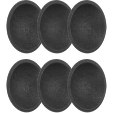sourcing map Speaker Dust Caps, 40mm Outer Diameter Dome Paper Cap, Subwoofer Coil Cover Caps for Speaker Decoration, Accessories, Repair, Pack of 6