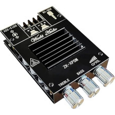 WANGCL ZK-XPSM 150W + 150W TDA7498E Audio Power Amplifier Equalizer BT 5.0 Stereo Subwoofer HiFi Class D Digital Music Home Cinema AUX Amplifier