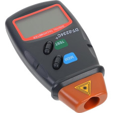 Digitaler Drehzahlmesser Md 2234c mit Extra Großem Lcd Display und Komfortablem Griff aus Kunststoff und Elektronischen Komponenten für Präzise Messungen in Zufällige Farbe