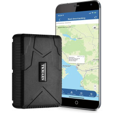 TKMARS Car GPS Tracker, 10000 mAh, Long Battery Life, Magnetic, Waterproof, Real Time GPS Tracker with Location, Multiple Alarm Modes, Free App without Subscription